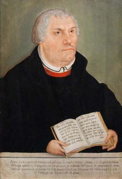 Lucas Cranach the Younger Portrait of Martin Luther. France oil painting art